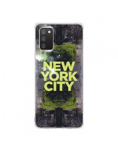 Coque Samsung A02S New York City Vert - Javier Martinez