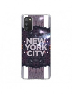Coque Samsung A02S New York City Violet - Javier Martinez