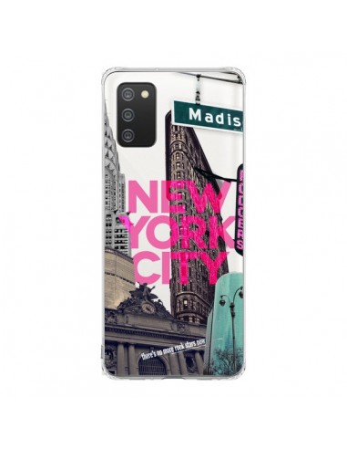 Coque Samsung A02S New Yorck City NYC Transparente - Javier Martinez