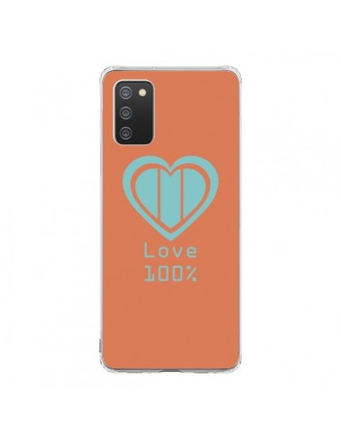 Coque Samsung A02S Love 100% Coeur Amour - Julien Martinez