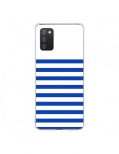 Coque Samsung A02S Mariniere Bleu - Jonathan Perez