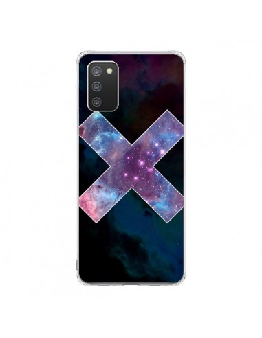 Coque Samsung A02S Nebula Cross Croix Galaxie - Jonathan Perez