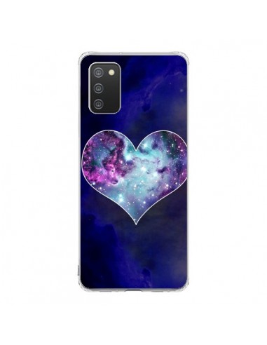 Coque Samsung A02S Nebula Heart Coeur Galaxie - Jonathan Perez