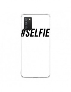 Coque Samsung A02S Hashtag Selfie Noir Vertical -...