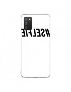 Coque Samsung A02S Hashtag Selfie Noir Inversé - Jonathan...