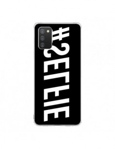 Coque Samsung A02S Hashtag Selfie Blanc Inversé...