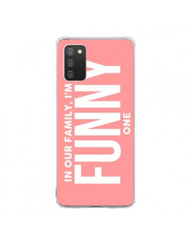 Coque Samsung A02S In our family i'm the Funny one - Jonathan Perez