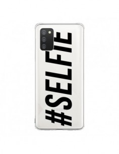 Coque Samsung A02S Hashtag Selfie Transparente - Jonathan...