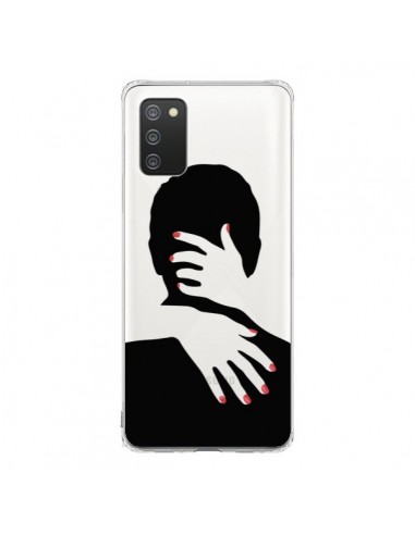 Coque Samsung A02S Calin Hug Mignon Amour Love Cute Transparente - Dricia Do