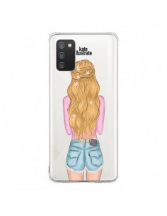 Coque Samsung A02S Blonde Don't Care Transparente -...