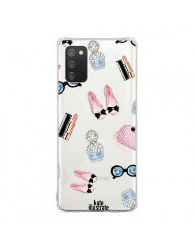 Coque Samsung A02S Essential Beautiful Belle Essentiel Transparente - kateillustrate