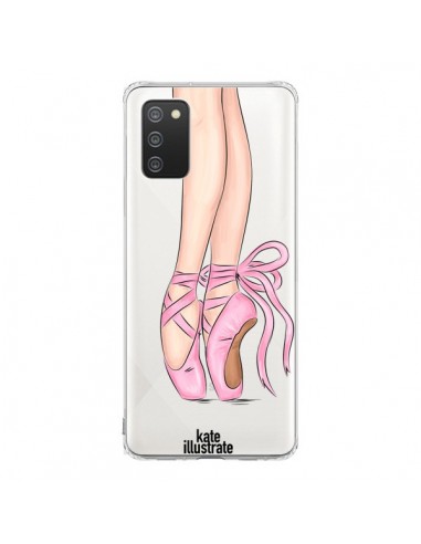 Coque Samsung A02S Ballerina Ballerine Danse Transparente - kateillustrate