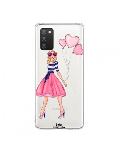 Coque Samsung A02S Legally Blonde Love Transparente - kateillustrate