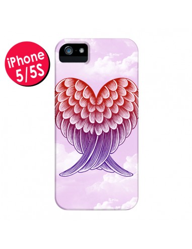 Coque Ailes d'ange Amour pour iPhone 5