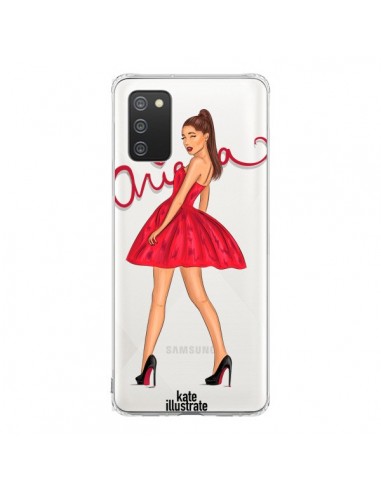Coque Samsung A02S Ariana Grande Chanteuse Singer Transparente - kateillustrate