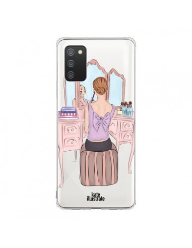 Coque Samsung A02S Vanity Coiffeuse Make Up Transparente - kateillustrate