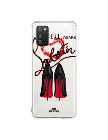 Coque Samsung A02S The Devil Wears Shoes Demon Chaussures Transparente - kateillustrate