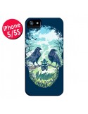 Coque iPhone 5/5S et SE Tête de Mort Nature - Rachel Caldwell