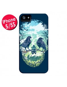 Coque Tête de Mort Nature pour iPhone 5