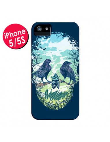 Coque Tête de Mort Nature pour iPhone 5