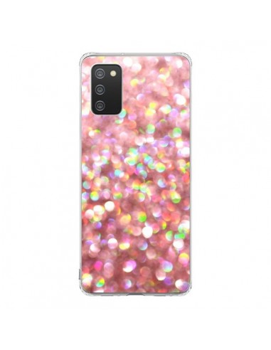 Coque Samsung A02S Paillettes Pinkalicious - Lisa Argyropoulos