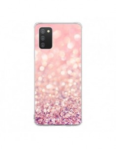 Coque Samsung A02S Paillettes Blush - Lisa Argyropoulos