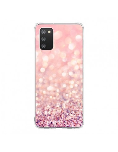 Coque Samsung A02S Paillettes Blush - Lisa Argyropoulos