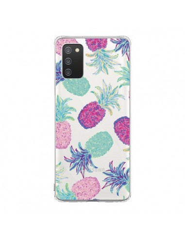 Coque Samsung A02S Ananas Pineapple Fruit Ete Summer Transparente - Lisa Argyropoulos