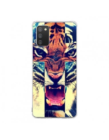 Coque Samsung A02S Tigre Swag Croix Roar Tiger - Laetitia