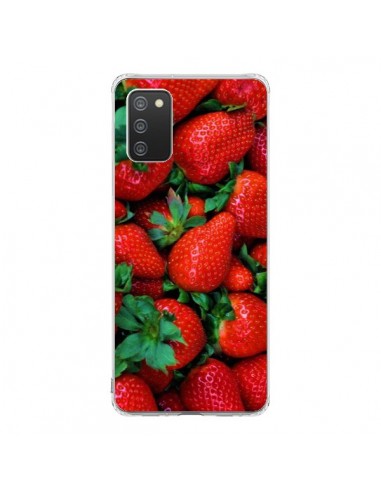 Coque Samsung A02S Fraise Strawberry Fruit - Laetitia