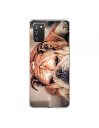 Coque Samsung A02S Chien Bulldog Dog - Laetitia