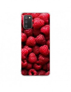 Coque Samsung A02S Framboise Raspberry Fruit - Laetitia
