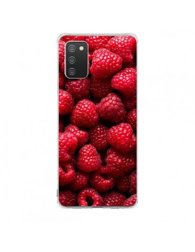 Coque Samsung A02S Framboise Raspberry Fruit - Laetitia
