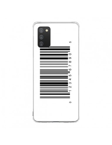 Coque Samsung A02S Code Barres Noir - Laetitia