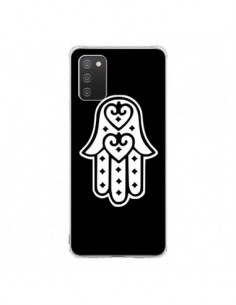 Coque Samsung A02S Main de Fatma Oeil Noir - Laetitia