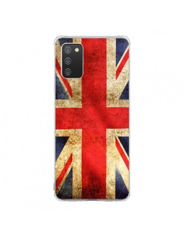 Coque Samsung A02S Drapeau Angleterre Anglais UK - Laetitia