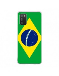 Coque Samsung A02S Drapeau Brésil Brésilien - Laetitia