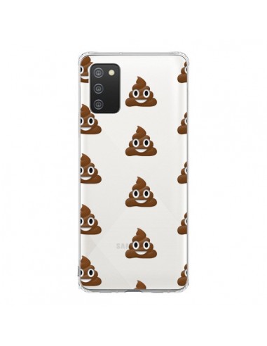 Coque Samsung A02S Shit Poop Emoticone Emoji Transparente - Laetitia
