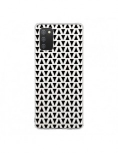 Coque Samsung A02S Triangles Romi Azteque Noir...