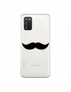 Coque Samsung A02S Moustache Movember Transparente -...
