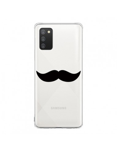 Coque Samsung A02S Moustache Movember Transparente - Laetitia