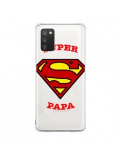 Coque Samsung A02S Super Papa Transparente - Laetitia