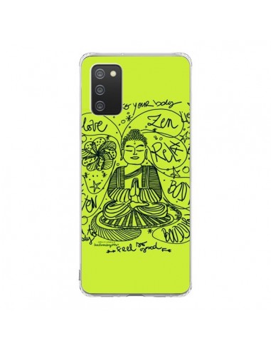 Coque Samsung A02S Buddha Listen to your body Love Zen Relax - Leellouebrigitte