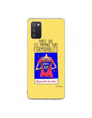 Coque Samsung A02S Parce que les mamans sont formidables Fête des Mères - Leellouebrigitte