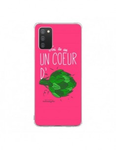 Coque Samsung A02S Toi tu as un coeur d'artichaut -...