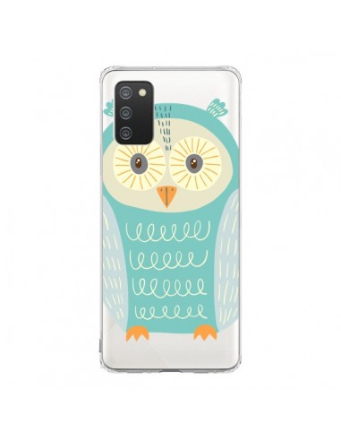 Coque Samsung A02S Hibou Owl Transparente - Petit Griffin