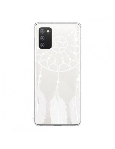 Coque Samsung A02S Attrape Rêves Blanc Dreamcatcher Transparente - Petit Griffin