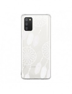 Coque Samsung A02S Attrape Rêves Blanc Dreamcatcher...