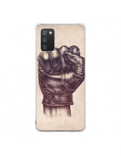 Coque Samsung A02S Fight Poing Cuir - Lassana