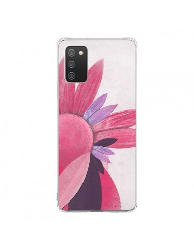 Coque Samsung A02S Flowers Fleurs Roses - Lassana